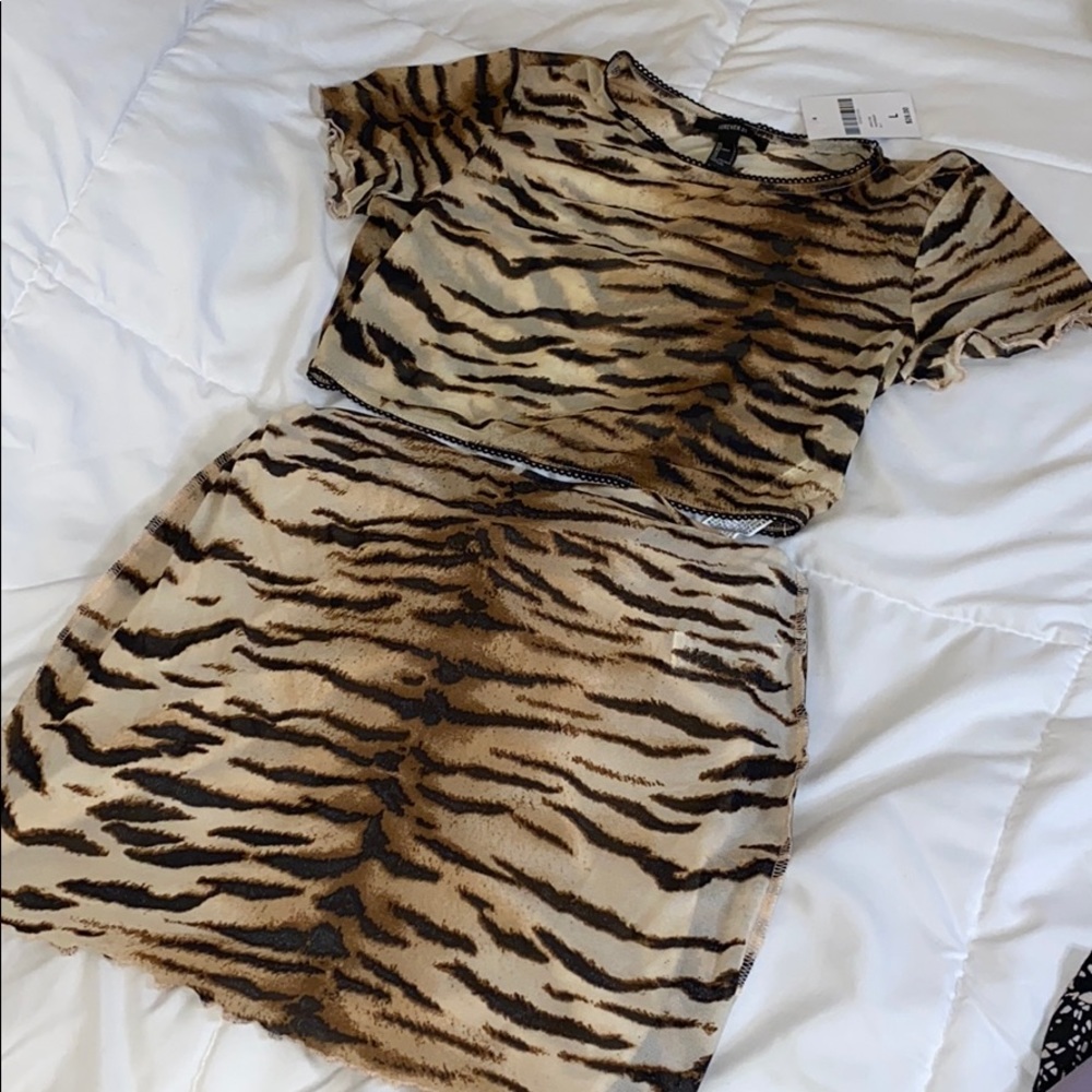Cheetah Print 2 Piece